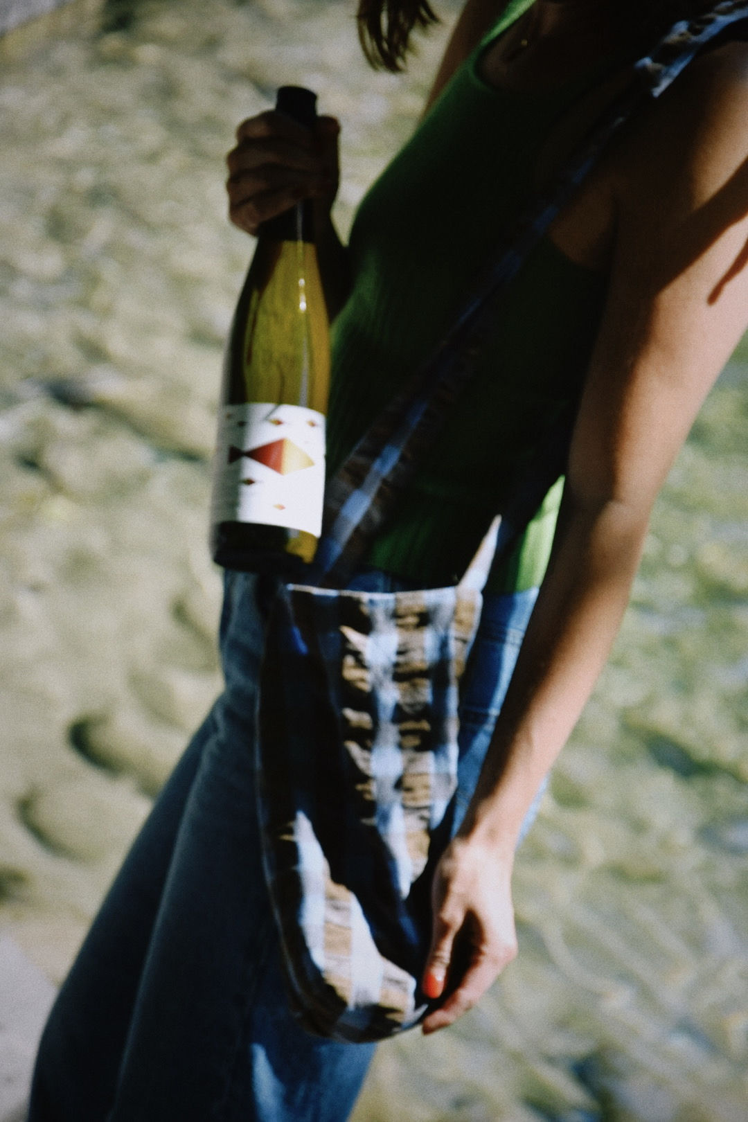 Le blanc x sac à vin
