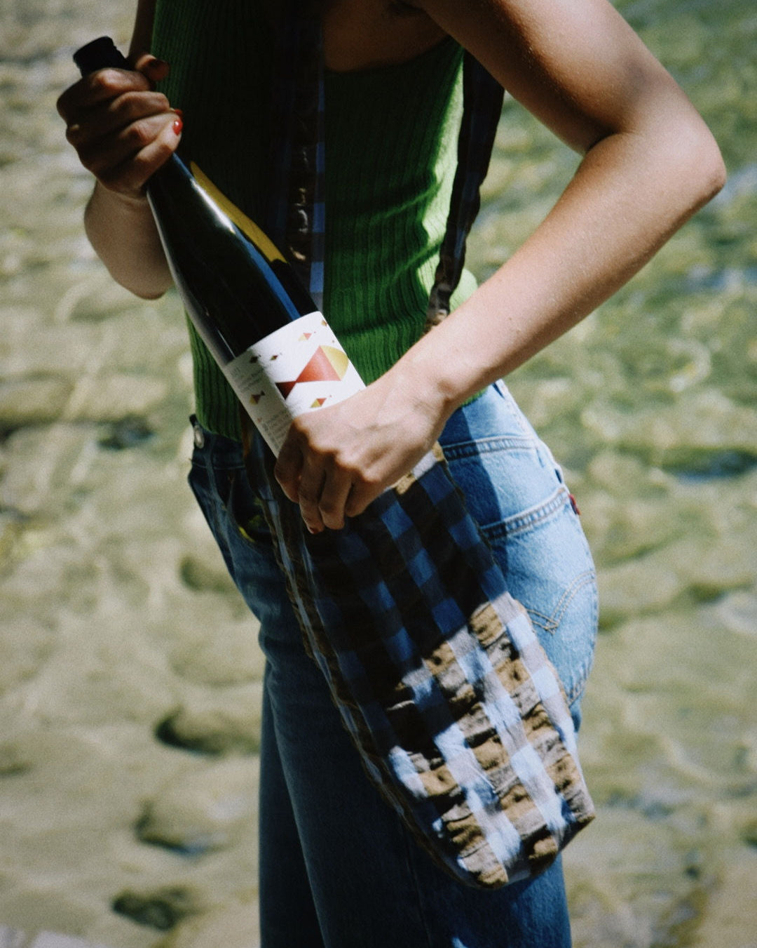 Le blanc x sac à vin